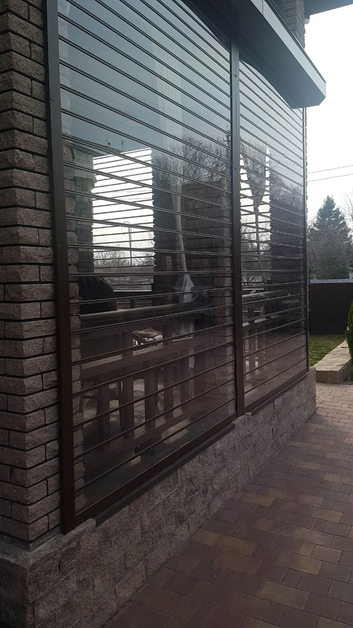 Прозрачные рольставни для веранд, террас, беседок